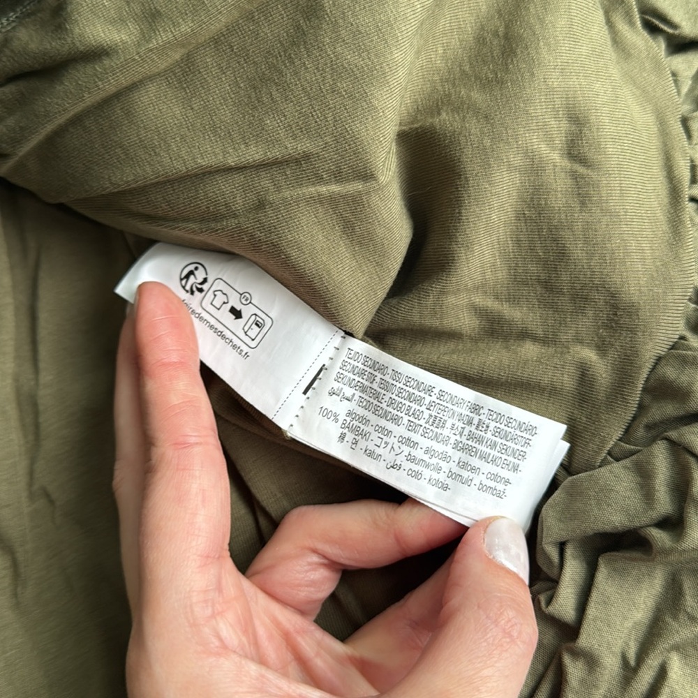 Zara Ribbed Poplin Balloon Dress - Picture 8 of 10